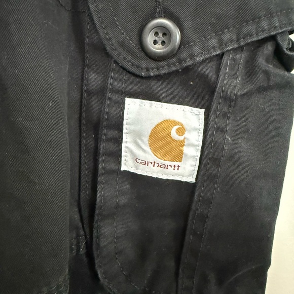 Carhartt Black Cargo Trousers - Picture 5 of 6